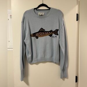 Dairy Boy by Paige Lorenze Fish sweater size L